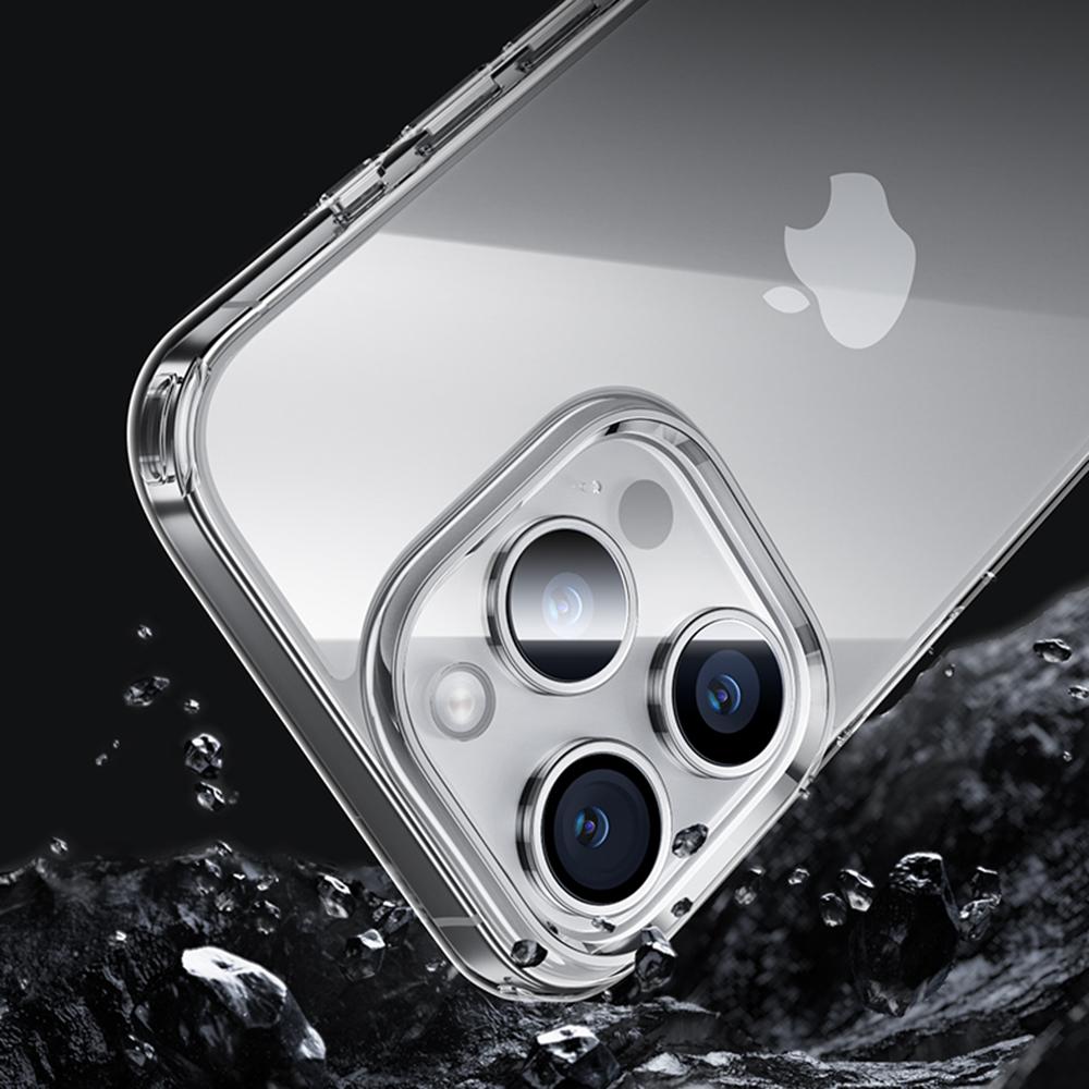 BENKS For iPhone 16 Pro Case TPU Frame Acrylic Back Transparent Phone Cover