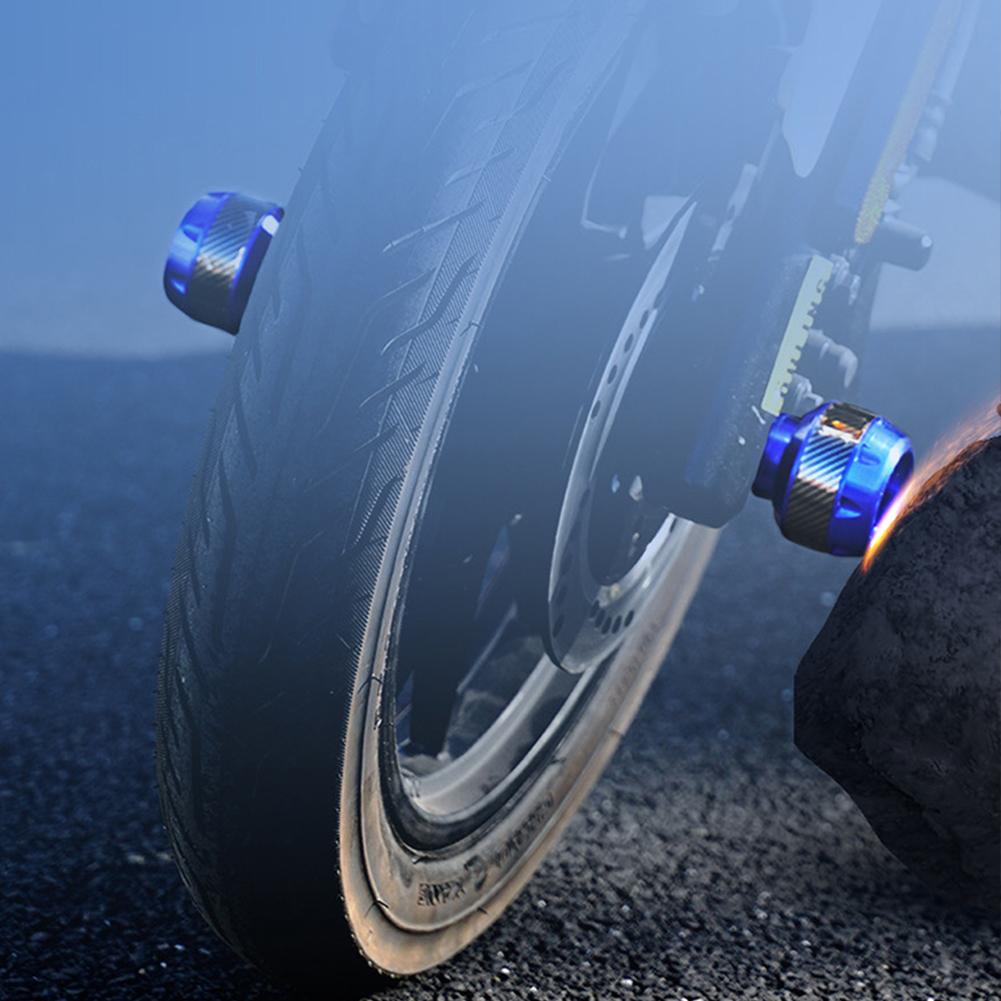 Universal 2Pcs Aluminum Alloy Motorcycles Falling Protector Explosion-proof Frame Slider Front Fork Cups Sliders Falling Crash