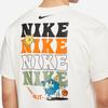 Nike T Shirts Men's White Crew Neck Moderate Straight Fit DX6148-133