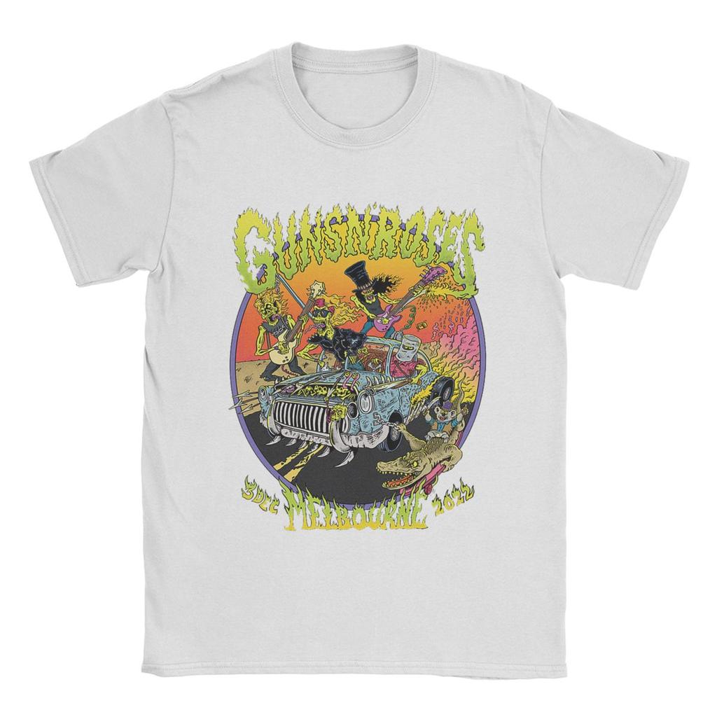 Guns N Roses Men T Shirts Funny Tees Short Sleeve O Neck T-Shirt 100% Cotton Graphic Clothes