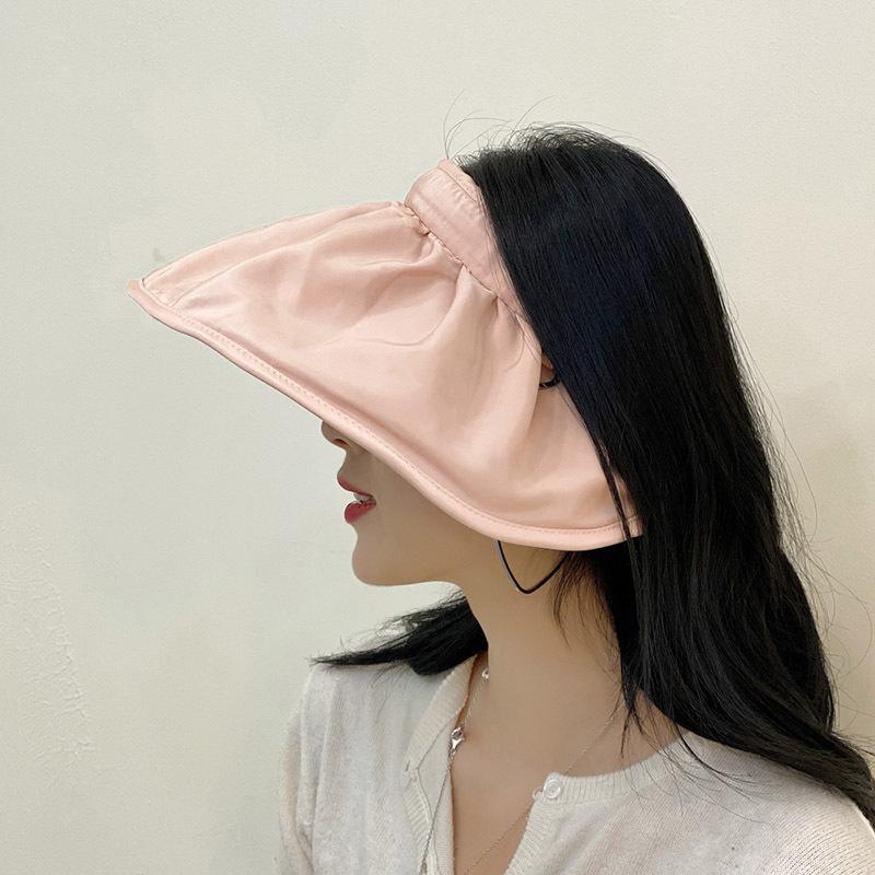 Headband shell hat women's sun hat sun protection korean style fisherman hat sun hat