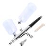 Airbrush Set Pneumatic Tools Double Pot for Nail Art Makeup Painting Spray Gun T131
