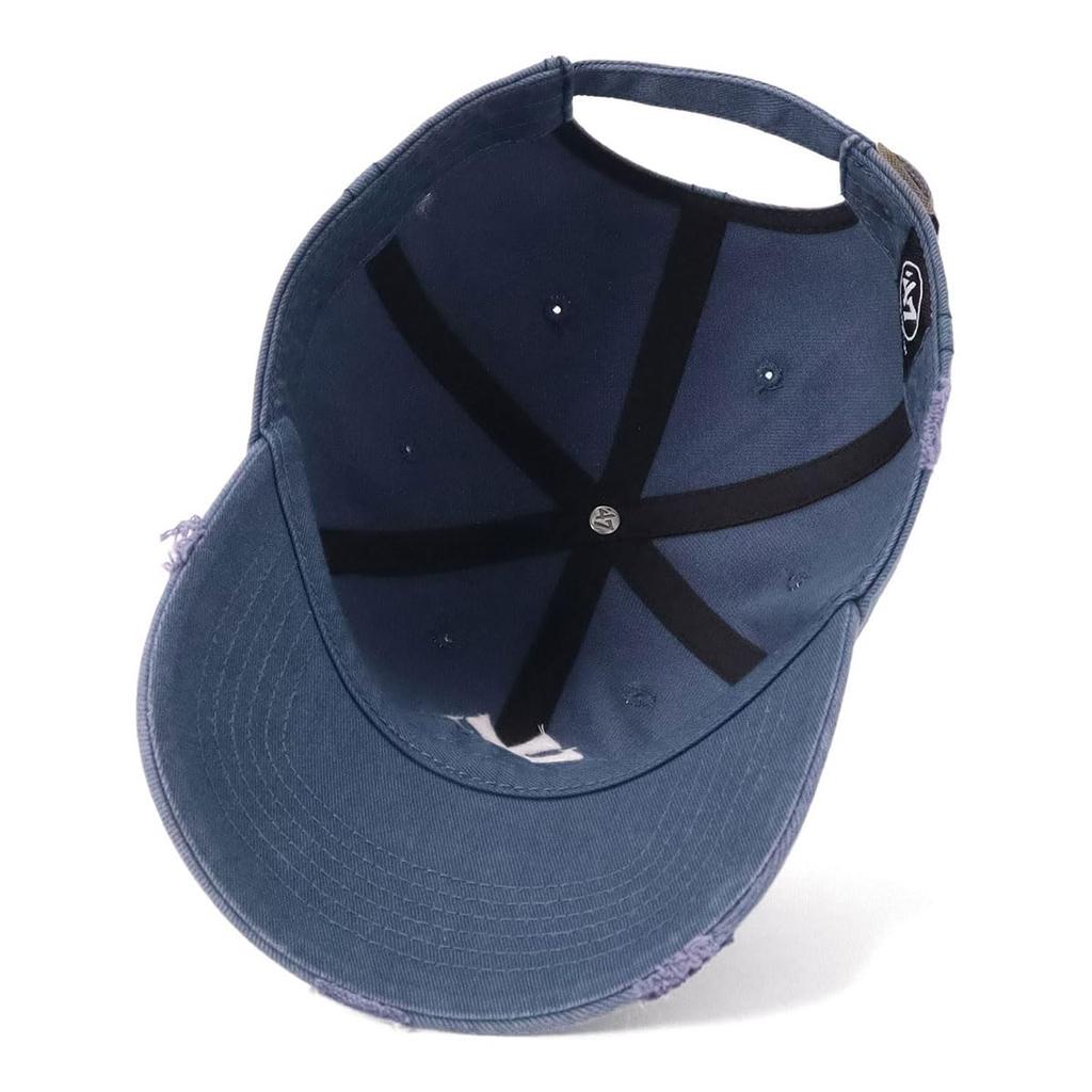 CLEAN UP MLB NY Rusted Navy Cap FREE SIZE '47brand '47BRAND 47A-CLP-B-WTHRD17HTS-T5A