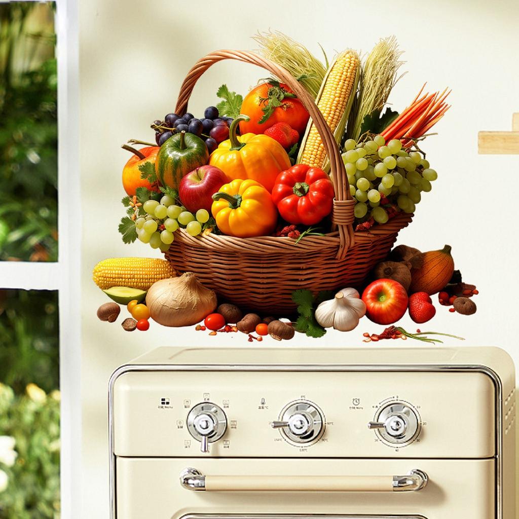 FC1296 Fruit Blue Stickers Home Decoration Stickers Are Removable