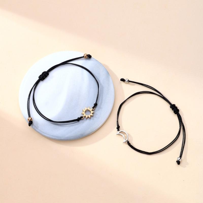 Sun-moon Friendship Matching Bracelets BFF Distance Relationship Bracelets for Friends Him Her Mother Daughter