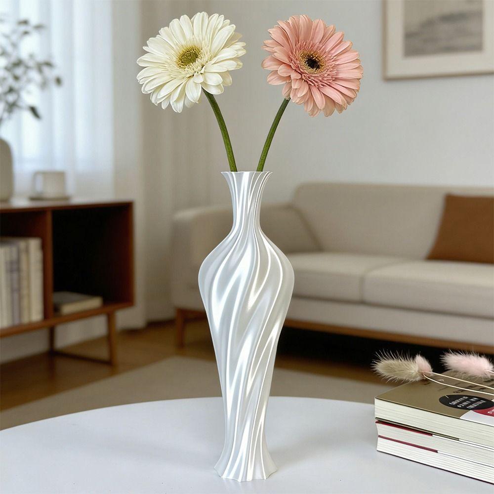 Flower Arrangement 3D Printed Flower Vases Decorative Vase Office Tabletop Ornaments