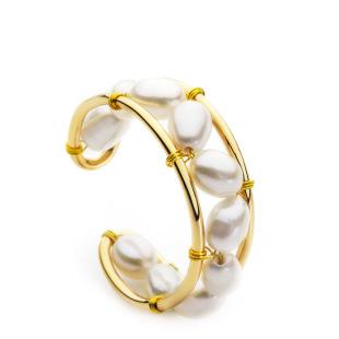 Haisheng couple ring ins does not fade, European and American fashion personalized zircon popular hot jewelry factory