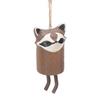 Rustic Hanging Animal Wind Chimes Resin Hand Made Natural Garden Decoration for Gardens Backyards