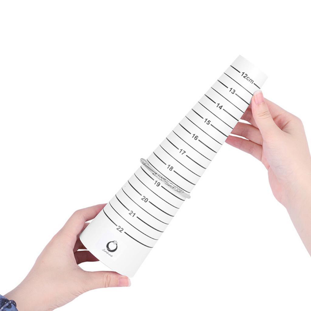 Bracelet Sizer, Bangle DIY Jewelry Making, 12-22cm Portable Travel Size Accurate Convenient