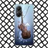 Music Violin Phone Case for Xiaomi Poco F7 Ultra X7 X6 X5 Pro X4 Gt M8 M7 Redmi 15 15C 13 13C 12 12C Soft Cover Fundas Poco F7 U