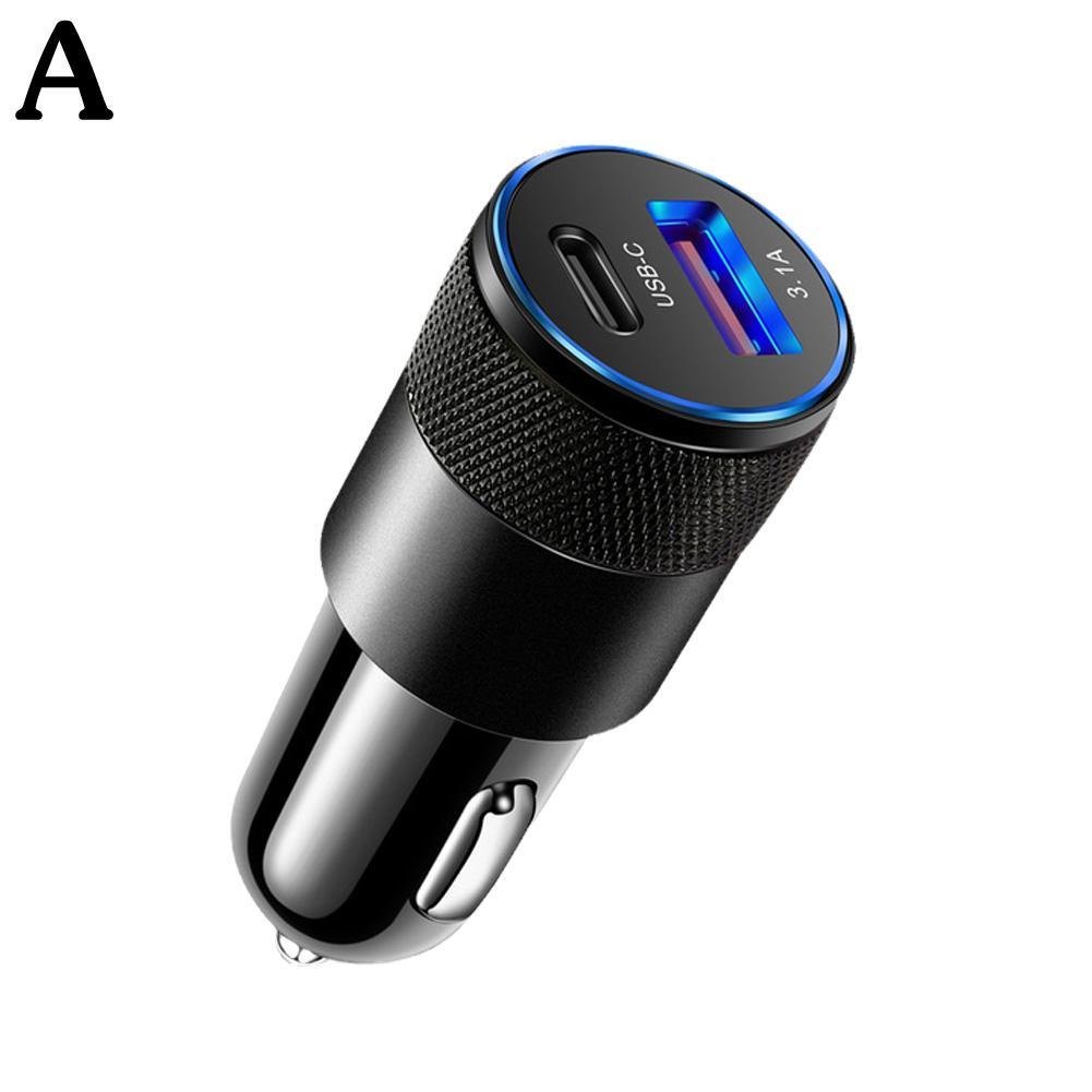 15W USB+PD Car Charger 3.1A