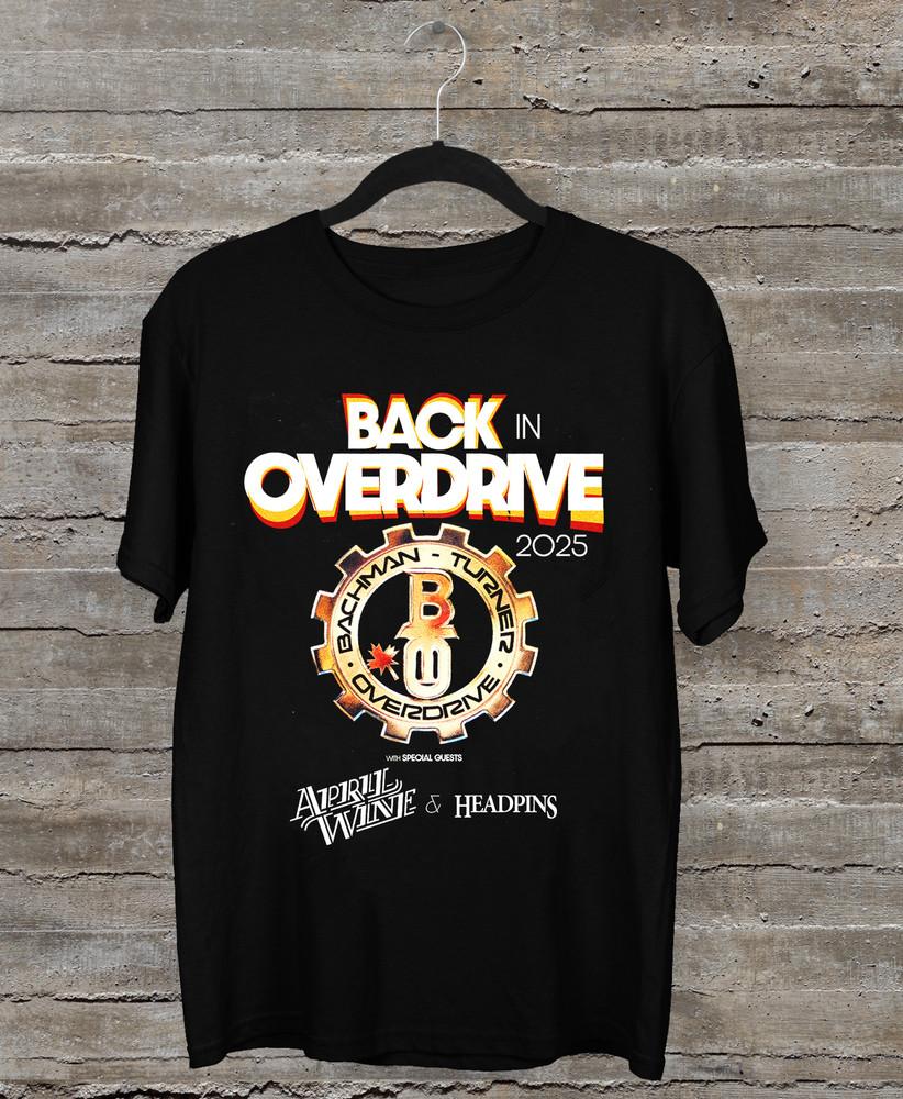 NEW Bachman Turner Overdrive Tour 2025 Collection Black All Size OM714 Unisex T-Shirt S