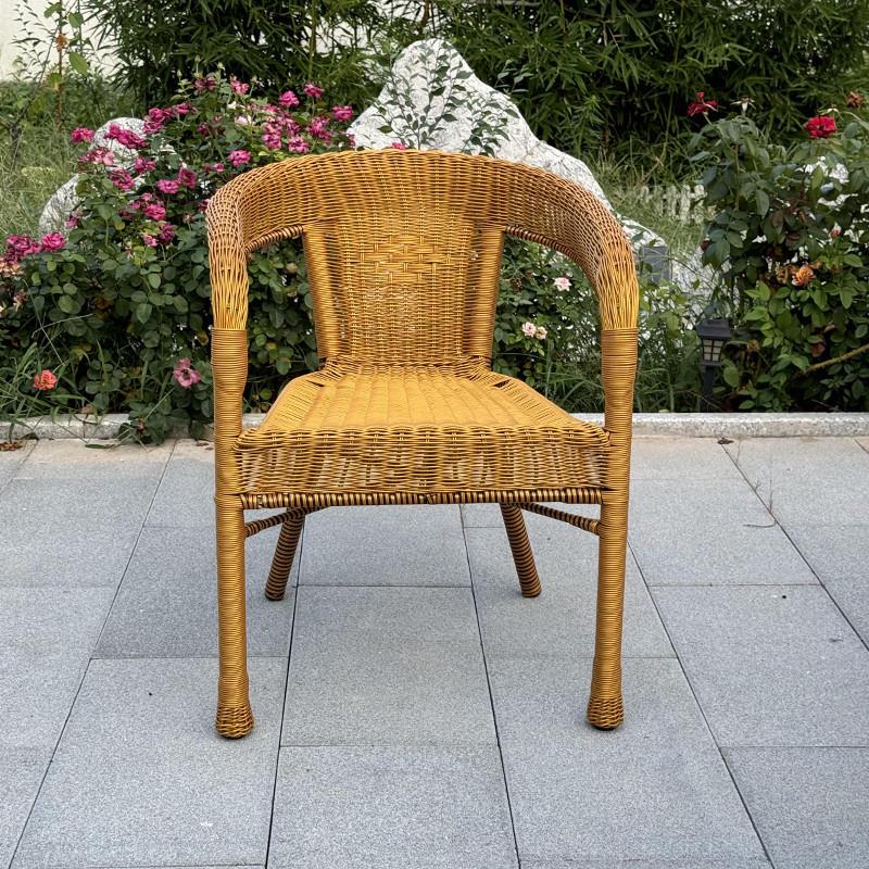 Водонепроницаемое ротанговое кресло с высокой спинкой для пожилых – Идеально для дома, патио, балконов и улицы