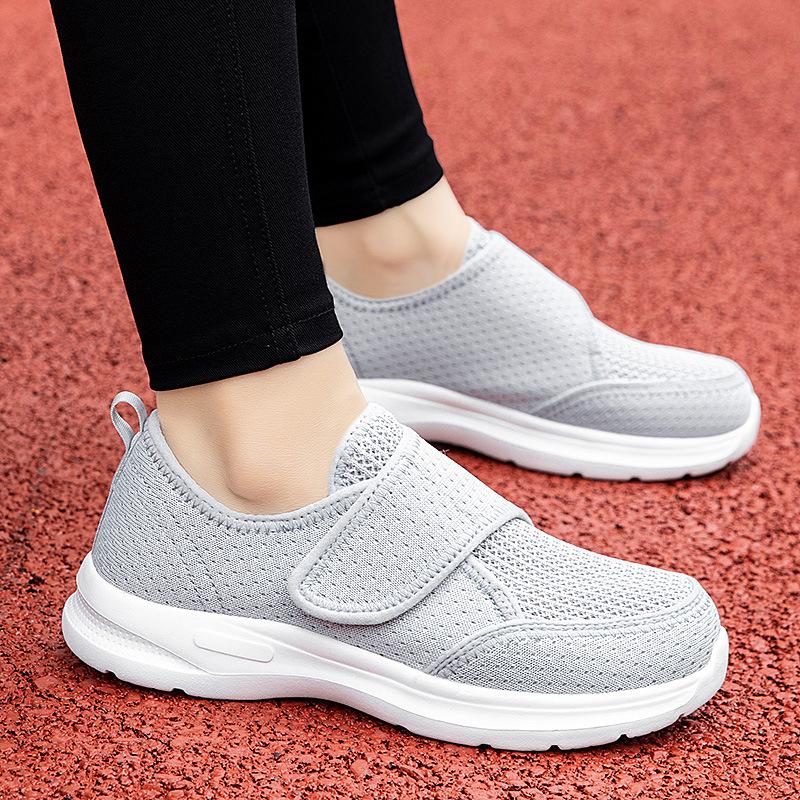 Fashion Elderly Diabetic Shoes Women Sneaker Large Size Plus Fertilizer Widening Shoes Men Sneakers Adjustable Foot Swelling Shoe Casual