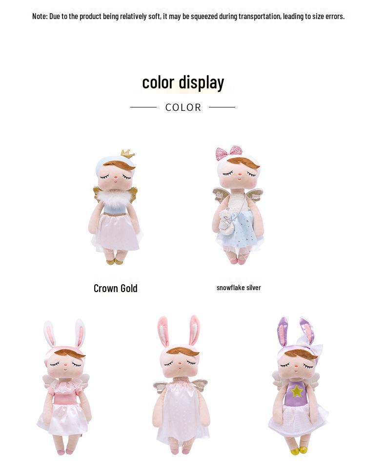 Mitu Angel Fashion Plush Doll - Rag Doll Toy for Girls
