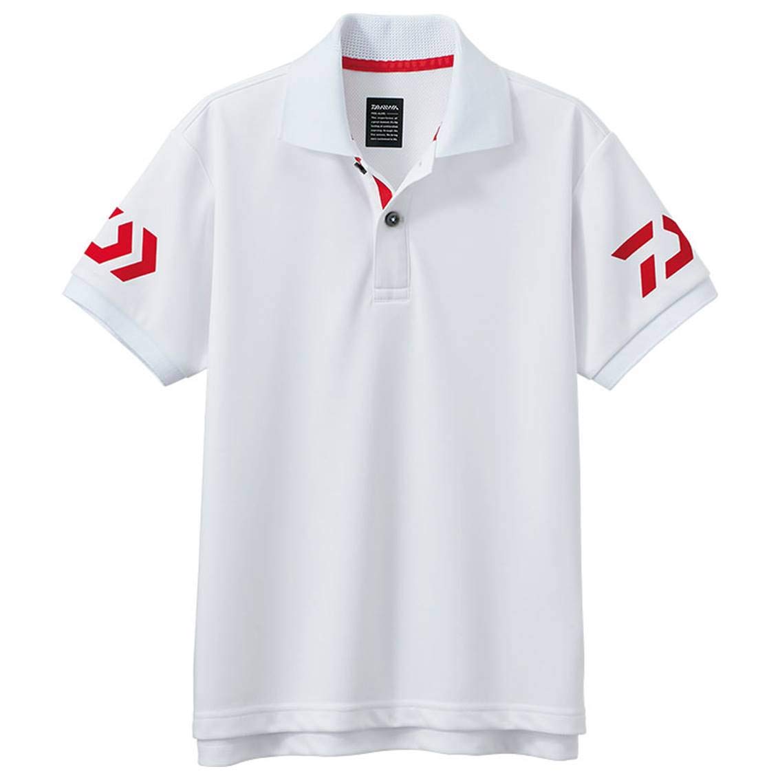 

Daiwa (ДАЙВА) Рубашка поло с коротким рукавом, Белый x Красный, Размер 120, DE-7906