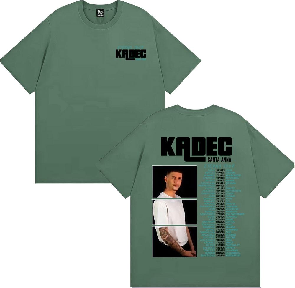 Kadec Santa Anna Eterno Tour 2026 Graphic Tshirts Men Women Fashion Vintage Short Sleeve T Shirts 100 Cotton Oversized Tshirt