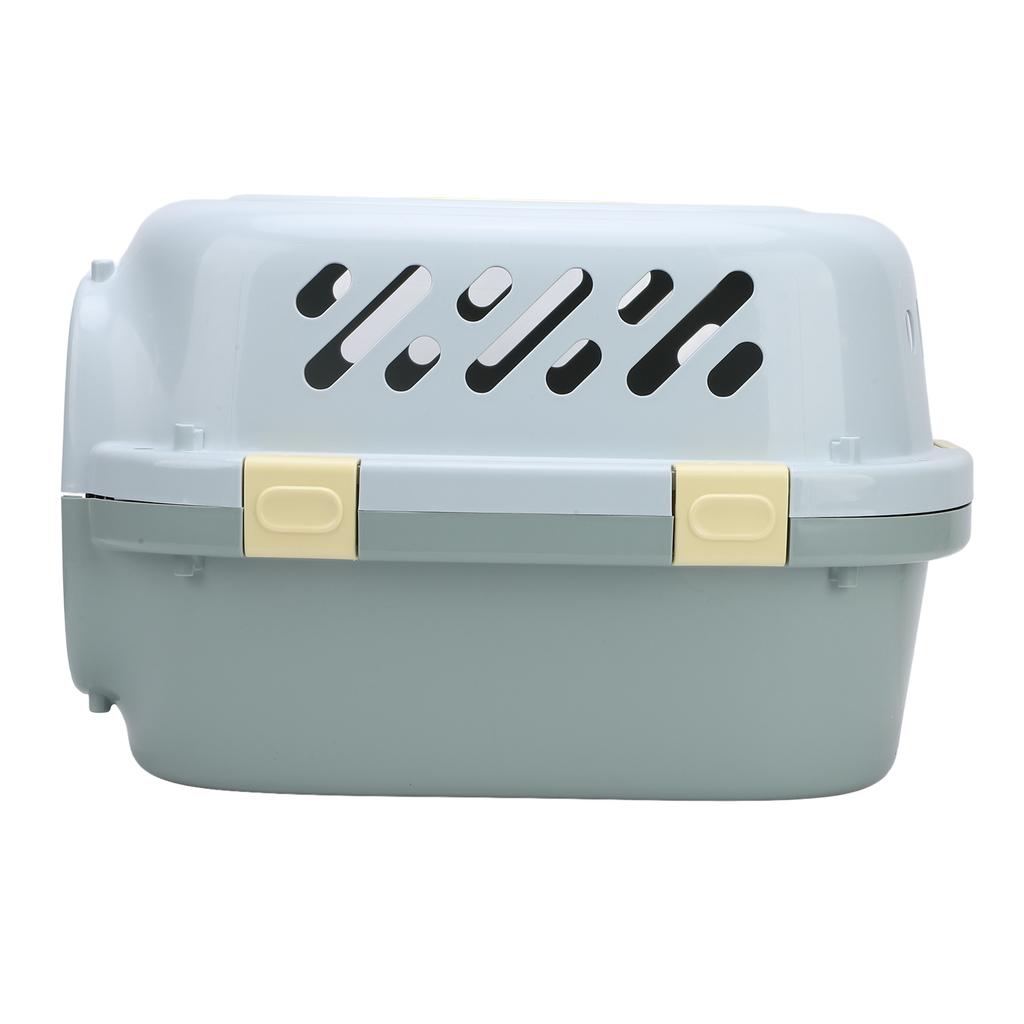 Cat Travel Carrier Large Space Lockable Door 4 Sides Ventilation Portable Hard Sided Dog Pet Carrier for Outdoor Home Car
