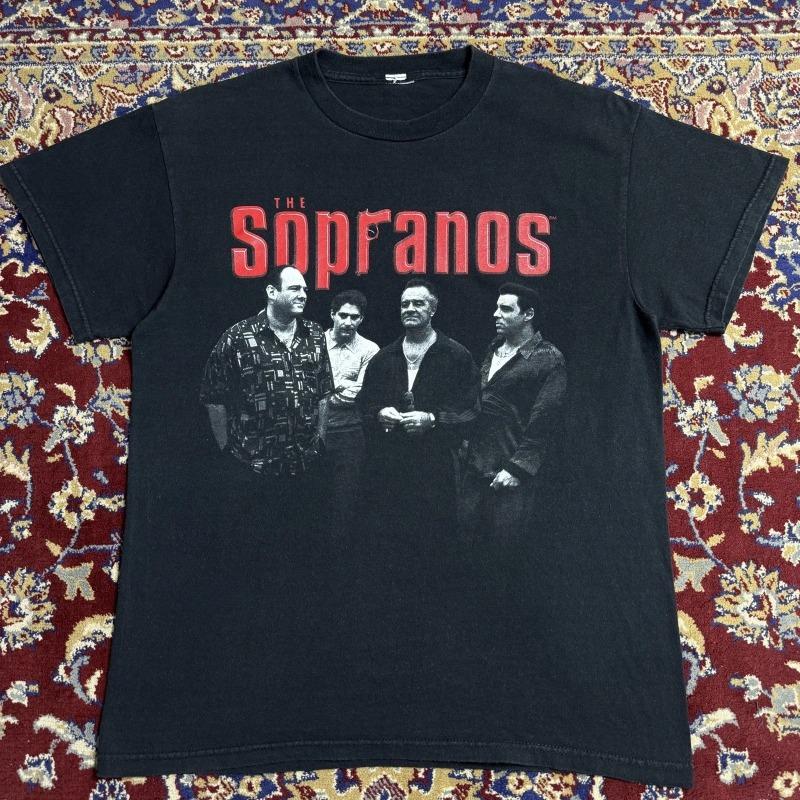 Retro Promotional Tshirt The Sopranos Gangster Retro Street Tshirt Summer New Casual Fashion Unisex Tshirt S