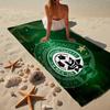 Losc Football Crest Beach Towel, Quick-drying, Easy to Care for, Use for Both Fitness and Beach Vacations,Sports Essential Fan Gift