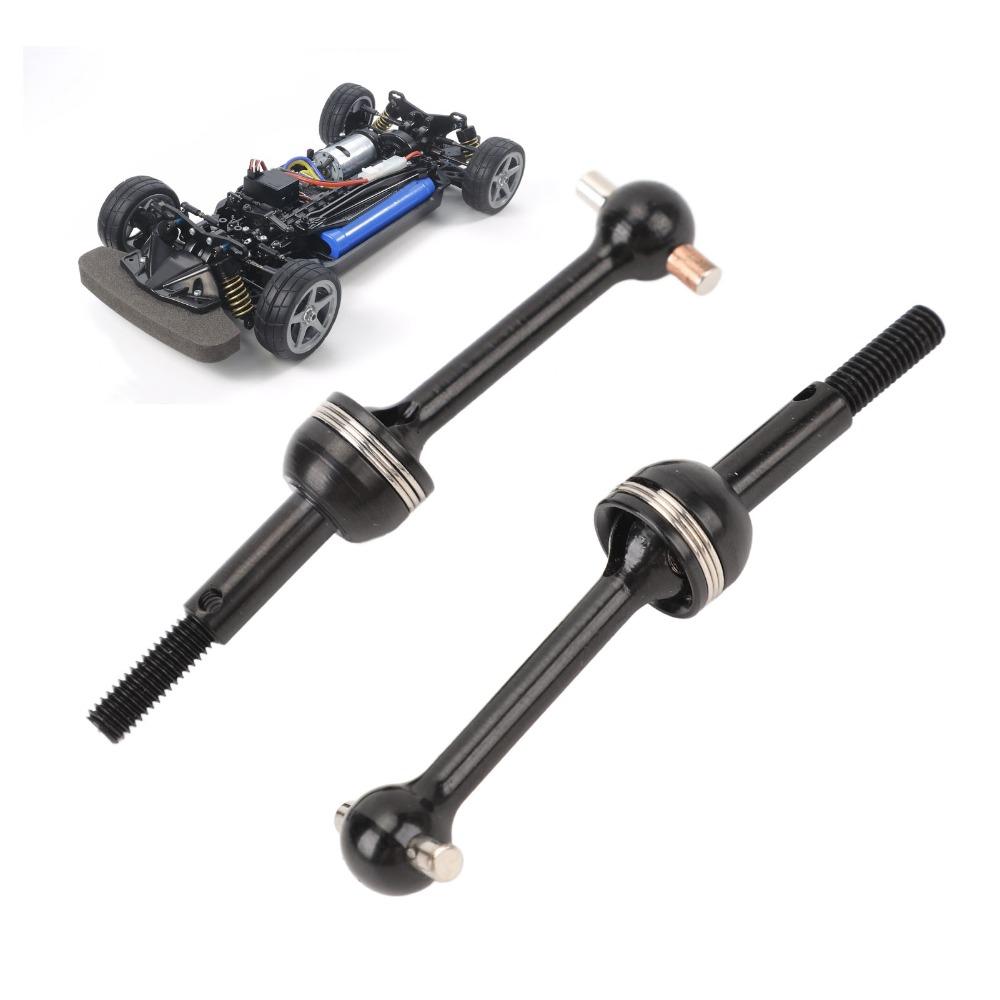 2Pcs Hard Steel Universal Drive Shaft for Tamiya TT02/TT01/TT01D/TT01E RC Car For RC Car