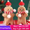 Creative Gingerbread Man Xmas Tree Cute Bear Shape Plastic Drink Cup Christmas Decorations Christma Gift Kids Toys Navidad