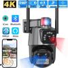 ICsee Triple-Lens Zoom WiFi Outdoor Surveillance Camera