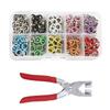 Metal Snaps Buttons With Fastener Pliers Press Tool Kit Universal Five-Claw Buckle Installation Tool Clothing Sewing Accessories