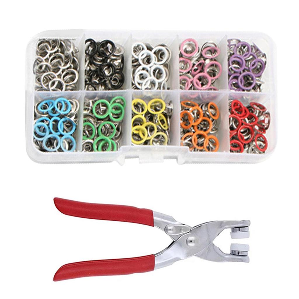 Metal Snaps Buttons With Fastener Pliers Press Tool Kit Universal Five-Claw Buckle Installation Tool Clothing Sewing Accessories