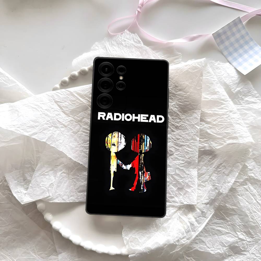R-Radiohead Rock Band Phone Case For Samsung S 24 Fe 25 Ultra Plus 20 Lite 21 30 22 23 24 22 Ultra 5G Fundas