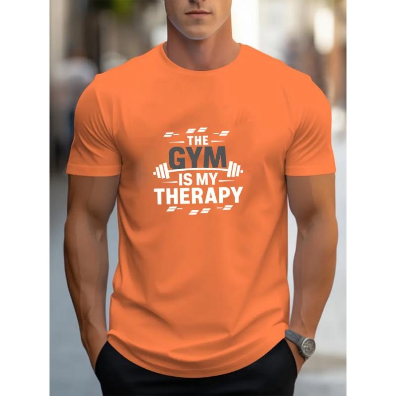 2025 Men's GYM Graphic T-shirts Plus Size Men's Clothing Quick-drying O-neck Short Sleeve T-shirt Breathable Daily Man T Shirts