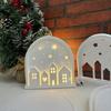 Silicone Mold for Creating Artistic Arched House Lamp Night Light Candle Holder Mould Home Decorations Crafting Mould