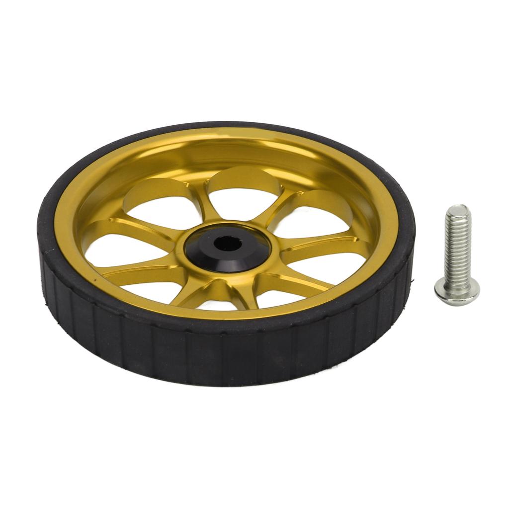 Aluminum Alloy Folding Bike Easy Wheel 82mm Widened Bearing Easy Wheel for Brompton 3sixty Folding Bike Folding Bike Easy Wheel