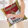 Andy Warhol Pop Art Tomato Soup Personalized Pillow Dust Cover Bedroom Kids Party Decoration Pillowcase Birthday Children Gift