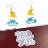 Christmas Elf Shape Pendant Earrings Silicone Mold Suitable for Epoxy Resin Diy Craft Charms Ornament Jewelry Making