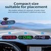 G29 GPS Head Up Display Real Time Speed Warning Compass Function Portable Auto Accessory for Travel Drivers
