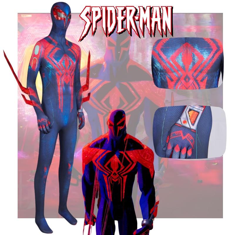 Spider-man 2099 Cosplaypak Polyester en Spandex Mix Ademend en Comfortabel Alle Maten Verkrijgbaar