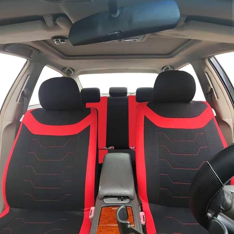 Universal Vehicle Textured Pattern Car Seat Covers For Stylish Appearance Comfort And Seat Protection