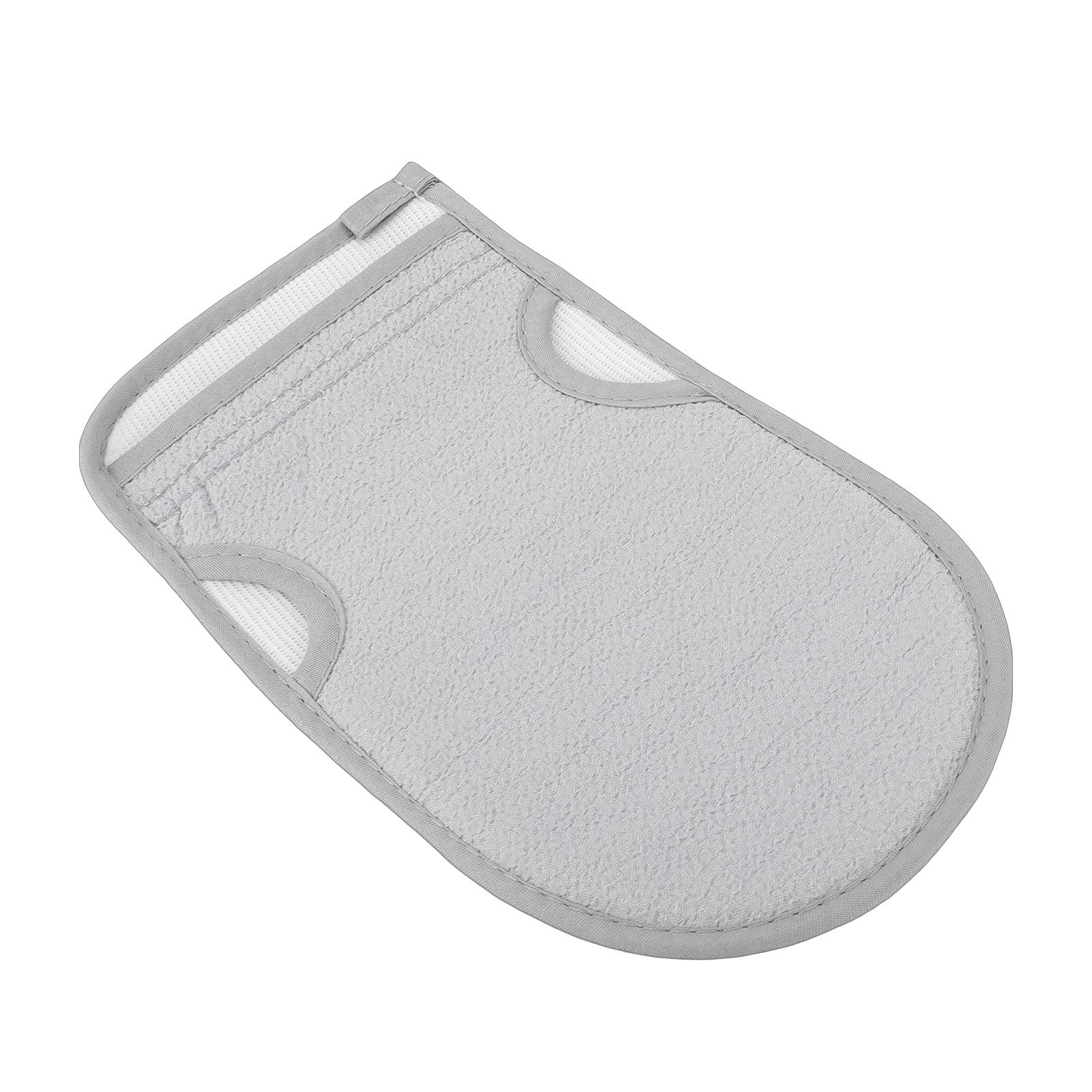 Exfoliating Mitt With Two Thumb Holes Men Women Exfoliating Body Scrubber Glove for Shower Use