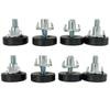 12/24Pcs 1/4" Furniture Leveling Feet Simple Table Chair Leg Levelers Feet  Deak
