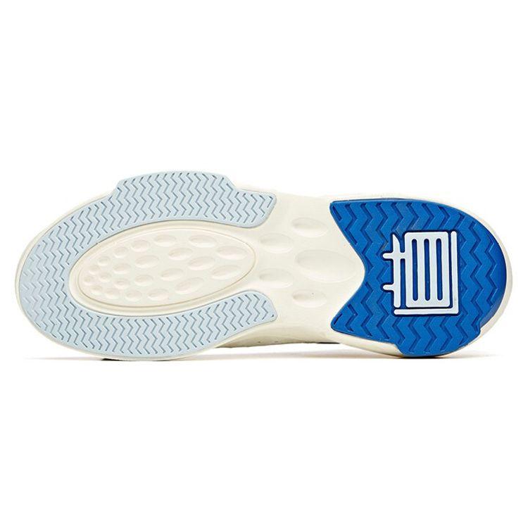 Anta Badass Mid-Top Sneakers Men Sneakers White Blue 912118089-1