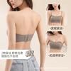 Strapless underwear women gather non-slip off-the-shoulder artifact non-marking thin back tube top anti-light bra summer