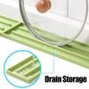 Countertop Protector Silicone Drain Mat Splash Mats Kitchen Sink Pad  Kitchen Utensil