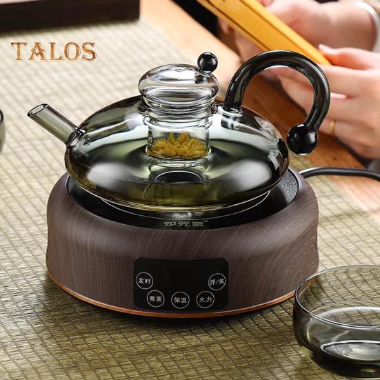 Glass Tea Pot with Removable Tea Brewer Filtration Heat Resistant Glass Teapot for Loose Leaf Tea Stove Microwave Safe BPA-Free Tea Infuser Pitcher