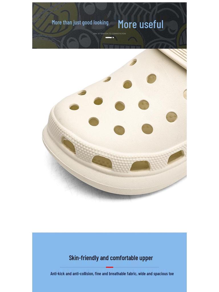 Kids' Summer Clog Sandals: Boys' & Girls' Non-slip, Thick-soled, Closed-toe Beach Slippers for Outdoor Play