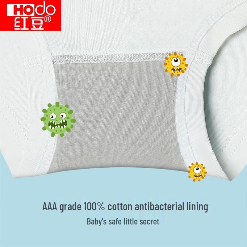 Red Bean Girls' Bunny Print Boxer Briefs 3-Pack