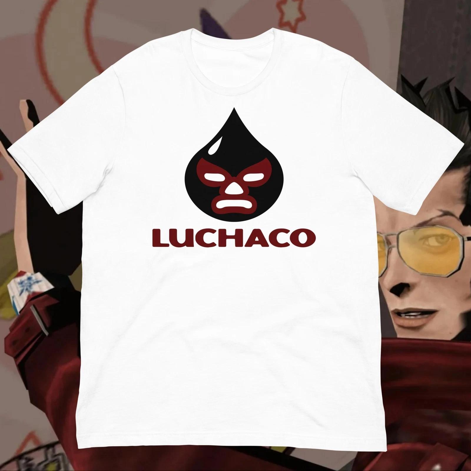 

No More Heroes Travis Touchdown Luchaco Cosplay Shirt Suda 51 M