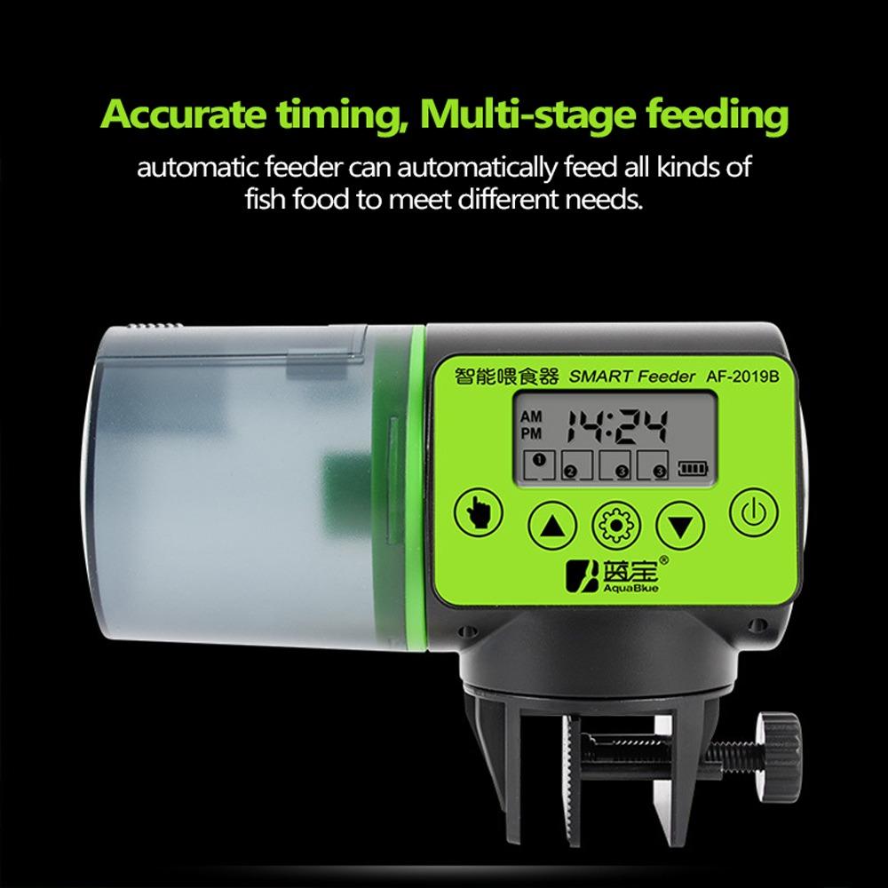 1Pcs ABS Automatic Fish Feeder 200ml Fish Bowl Feeder  for Goldfish Aquarium Feeding