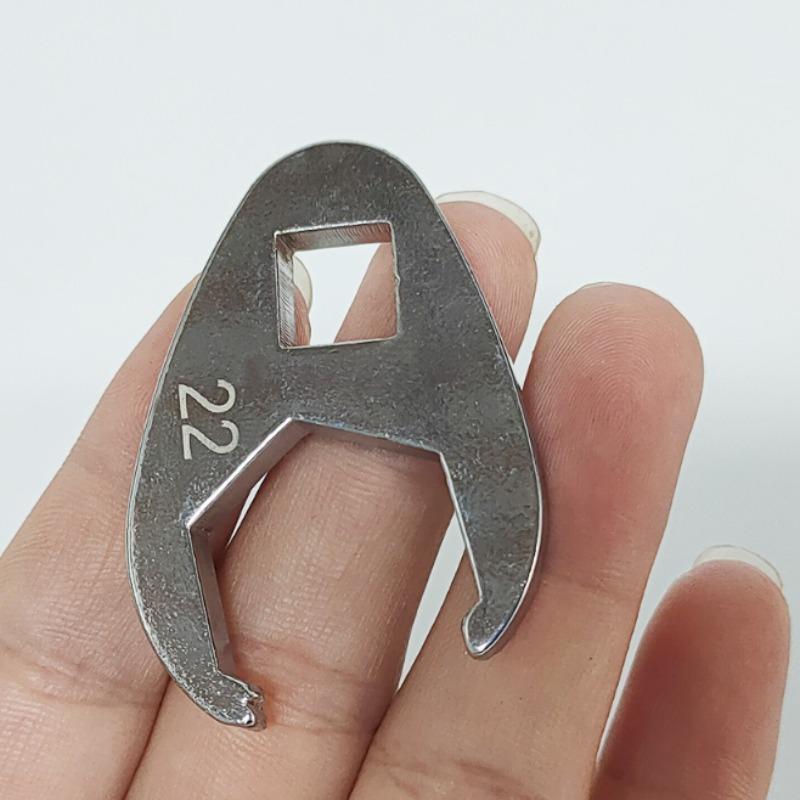3/8Inch Drive Crowfoot Horn Wrench 10 To 22mm Metric Foot Open End Spanner for Torque Bullhorn Wrenches Keys Set 9/11 Pcs