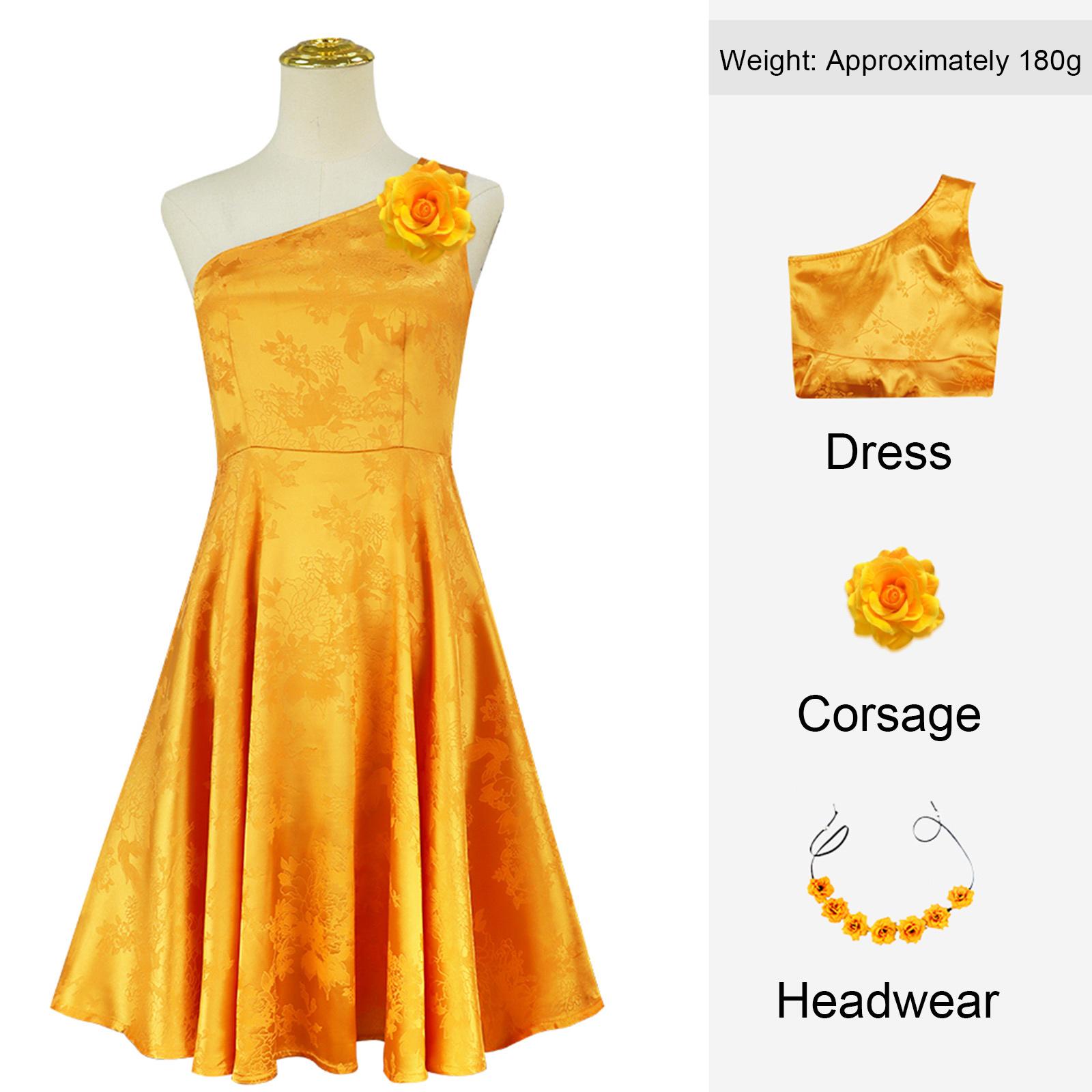 

Детский костюм для косплея, праздничный костюм для выступления, игровой костюм XL жёлтый